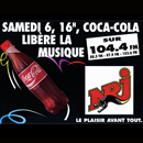 COCA-COLA NRJ - Lancement de la radio NRJ (Martinique) - Affiche 4x3 - Maquette et illustrations pour l'agence Publicara